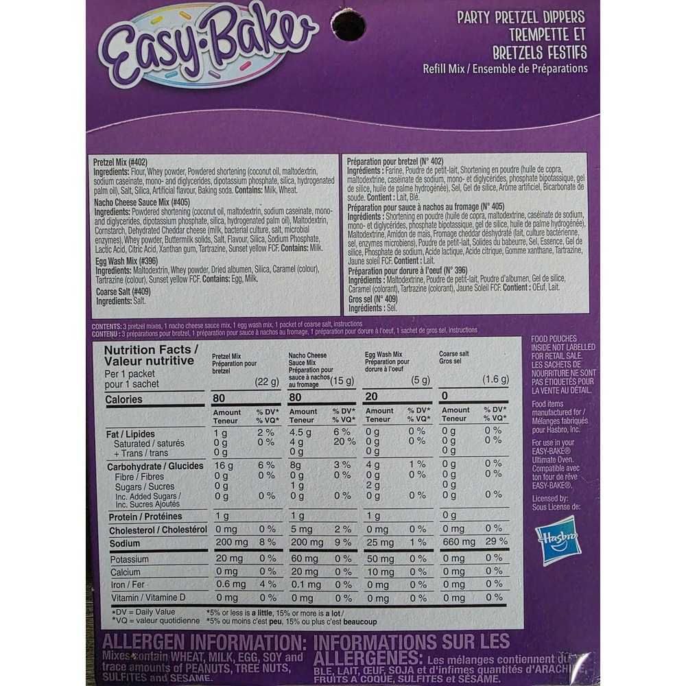 Easy-Bake Ultimate Oven Refill Mixes Party Pretzel Dippers & Brownie Sandwiches - Picture 6 of 6